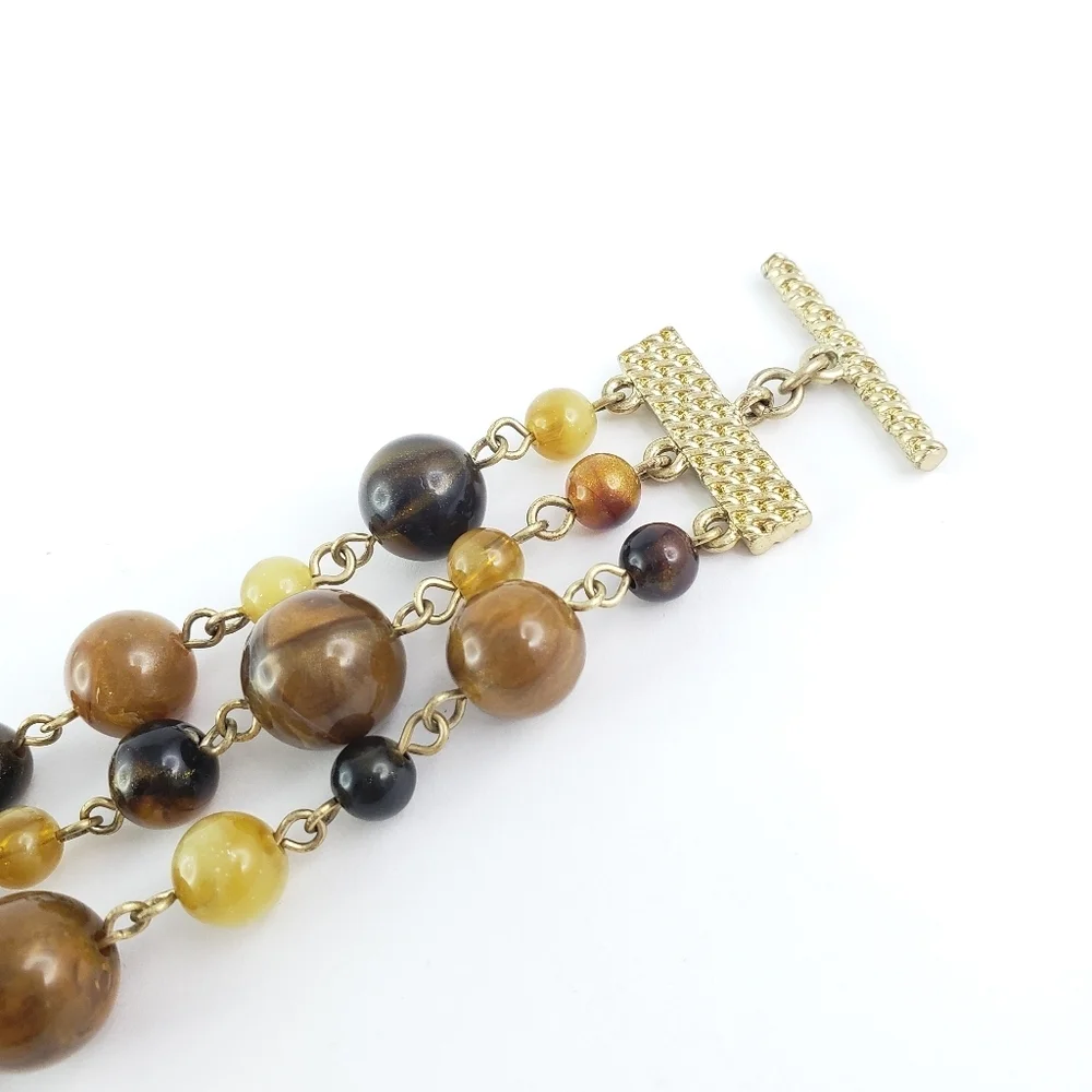 Dana Buchman Bracelet Brown Earth Tones